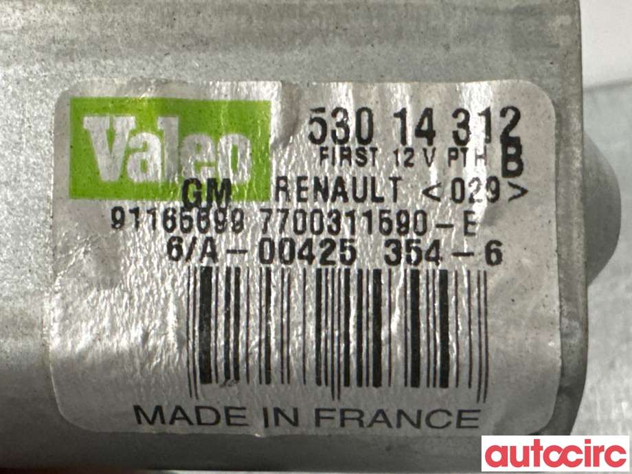 Viskermotor bakrute til Opel Vivaro B 2014-2019 (OPEL|91165699|53014312)