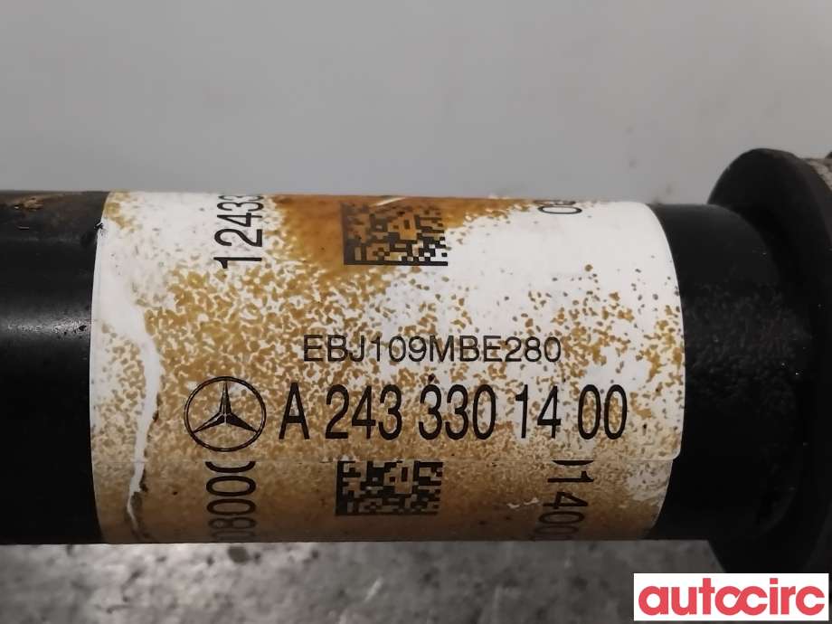 Drivaksel høyre foran, elbil til Mercedes EQA 2021-->>  (MERCEDES|A2433301500||A2433301400)