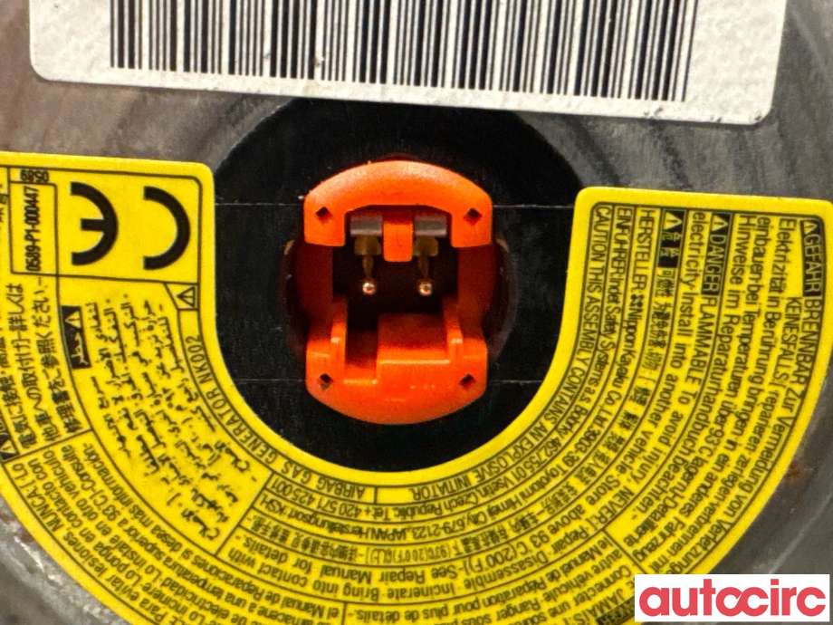 Airbag rattpute til Toyota Yaris 2012-2014 (Type III, Fase 1)  (TOYOTA|451300D350C0||451300D630C1)