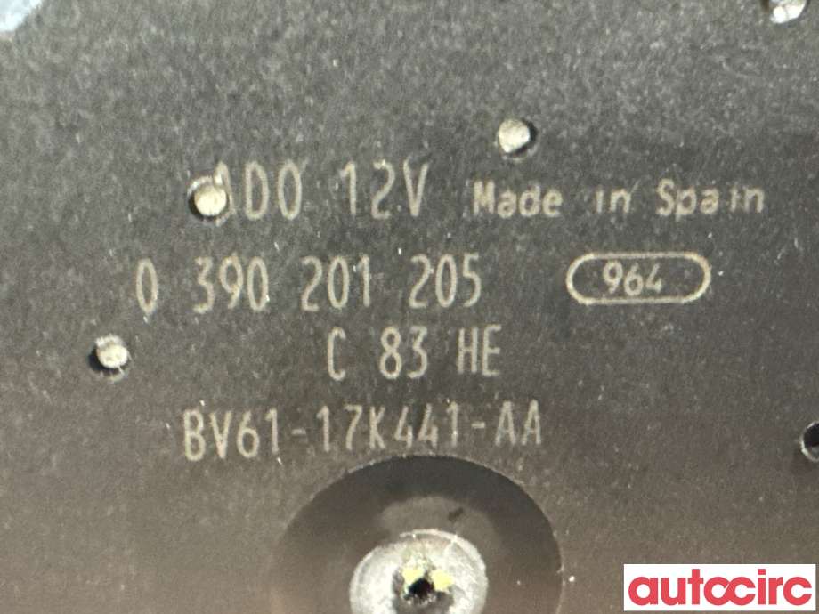 Viskermotor bakrute til Ford Focus 2011-2014 (Type III, Fase 1)  (FORD|1851421|0390201205|BV61-17K441-AA)