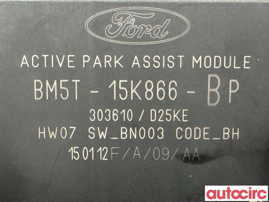 Styreenhet parkering til Ford Focus 2011-2014 (Type III, Fase 1)  (FORD|1867336|303610|BM5T-15K866-BP)