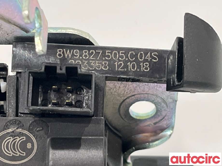Baklukelås til Audi A4 2020-->> (Type V, Fase 2) (B9) (B9) (AUDI|8W9827505C|)