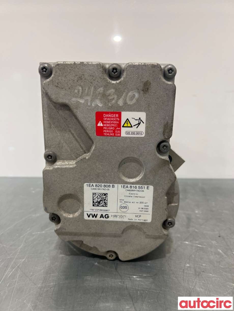 Aircondition kompressor til VW ID.3 2020-->>  (VOLKSWAGEN|1EA820808B|1EA816551E)