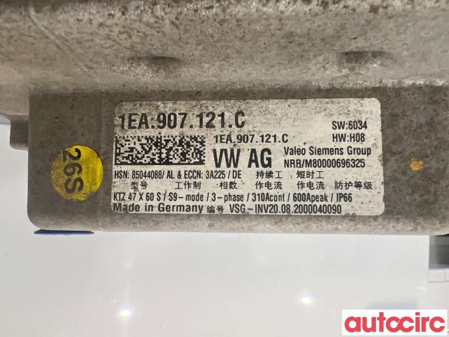 Inverter elbil til VW ID.3 2020-->>  (VOLKSWAGEN|1EA907121AH|)