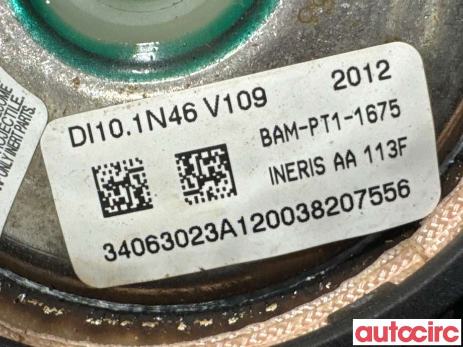 Airbag rattpute til Ford Focus 2011-2014 (Type III, Fase 1)  (FORD|1787154||AM51-R042B85-BEW)