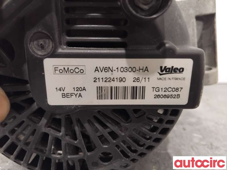 Dynamo til Ford Fiesta 2008-2012 (Type VI, Fase 1) (FORD|2265722|TG12C087|1871861)