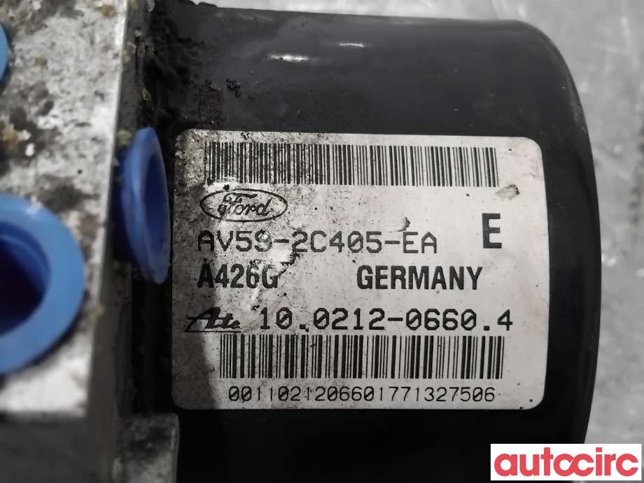 ABS sentral til Ford Fiesta 2008-2012 (Type VI, Fase 1)  (FORD|1812481|100961-01473|AV59-2C405-EA)