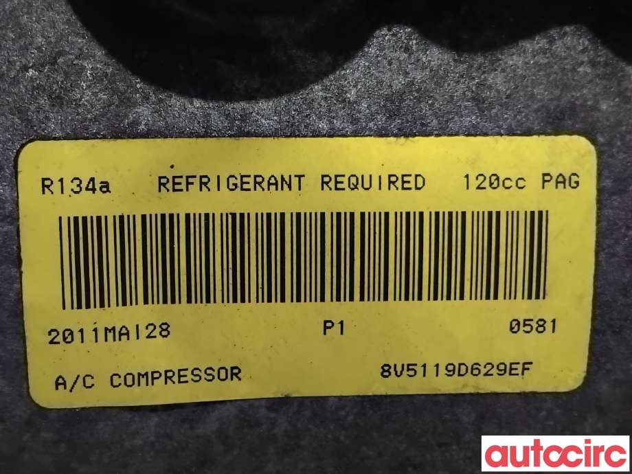 Aircondition kompressor til Ford Fiesta 2008-2012 (Type VI, Fase 1)  (FORD|1811105||8V5119D629EF)