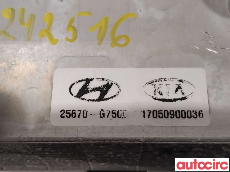 Varmeapparat diverse til Hyundai Ioniq Electric 2016-2019 (Fase 1)  (HYUNDAI|25671G7500||25670-G7500)