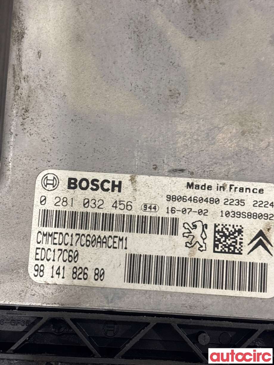 Styreenhet motor til Peugeot Partner 2015-2019 (Type II, Fase 2)  (PEUGEOT|1613645180|1613645380|9814182680)