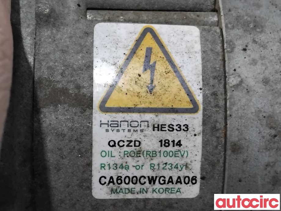 Aircondition kompressor til Hyundai Ioniq Electric 2016-2019 (Fase 1)  (HYUNDAI|97701G7000|CA600CWGAA03)