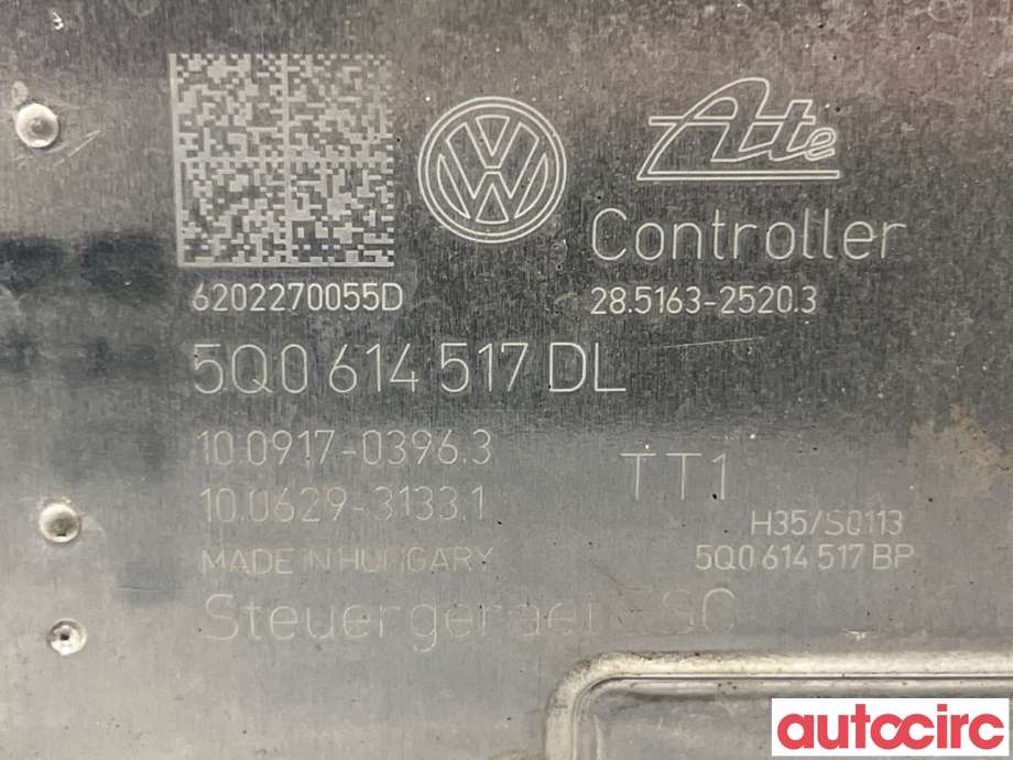 ABS sentral til Škoda Octavia 2017-2020 (Type III, Fase 2) (SKODA|5Q0614517DL|100917-03963)