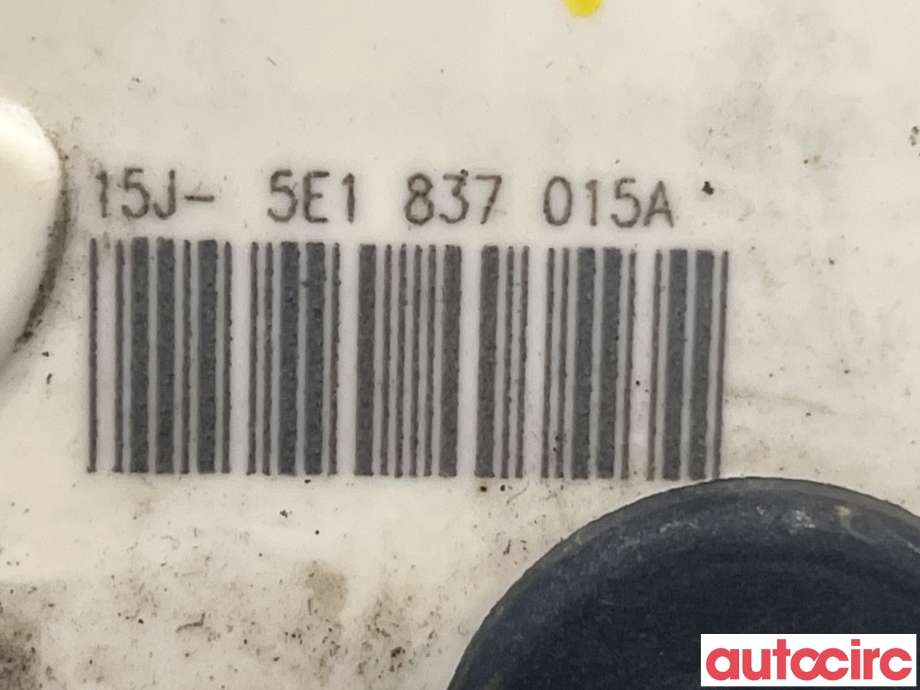 Låsekasse venstre foran til Škoda Octavia 2013-2016 (Type III, Fase 1) (SKODA|5E1837015A)