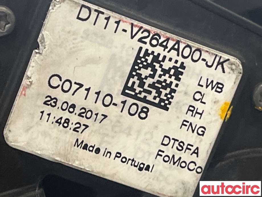 Låsekasse høyre til Ford Transit Connect 2013-2018 Type II, Fase 1  (FORD|2229961|DT11-V264A00-JK)