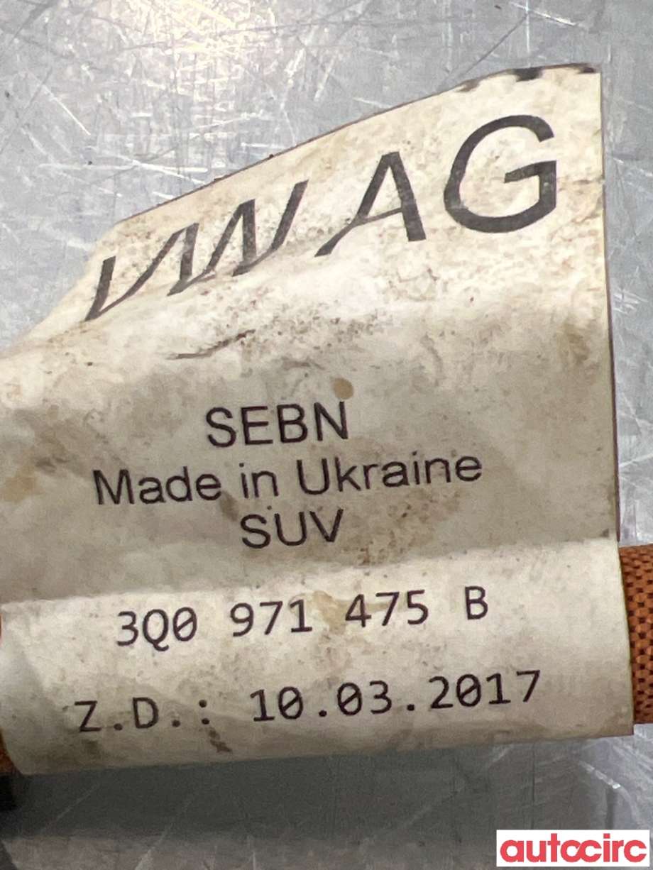 Kabel høy volt (HV) hybrid til VW Passat 2015-2019 (Fase 1) (B8) (B8) (VOLKSWAGEN|3Q0971475B|)