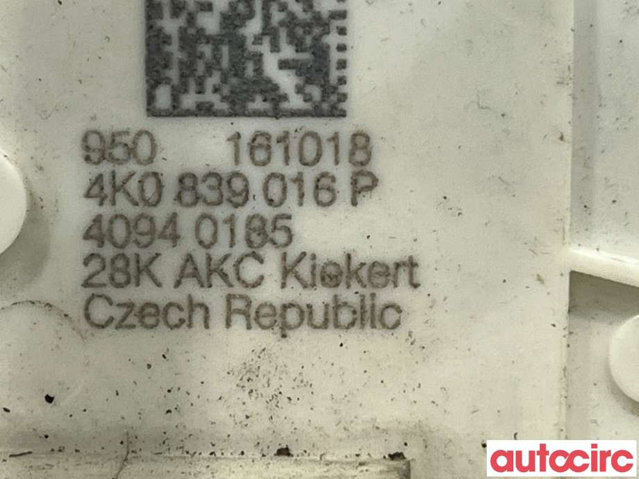 Låsekasse høyre bak til Audi e-tron 2018-->> (AUDI|4K0839016P)