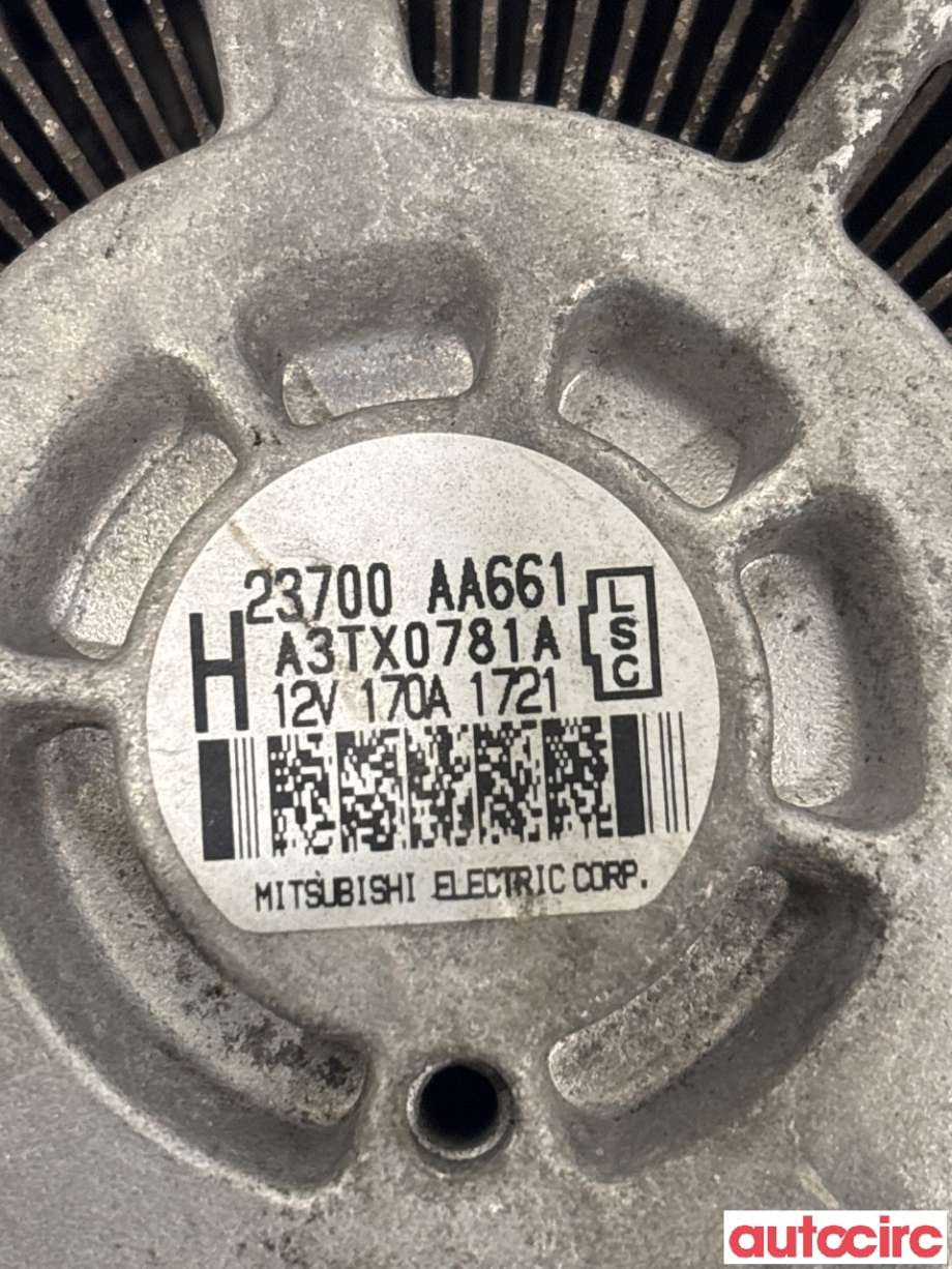 Dynamo til Subaru Outback 2009-2014 (Type IV)  (SUBARU|23700AA661)