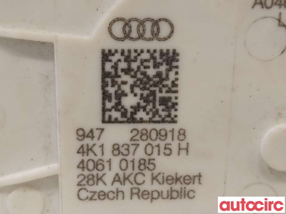 Låsekasse venstre foran til Audi e-tron 2018-->>  (AUDI|4K1837015H)