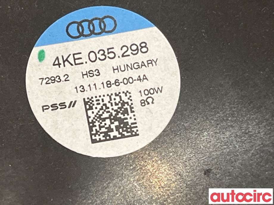 Bilstereo høyttaler til Audi e-tron 2018-->>  (AUDI|4KE035298)