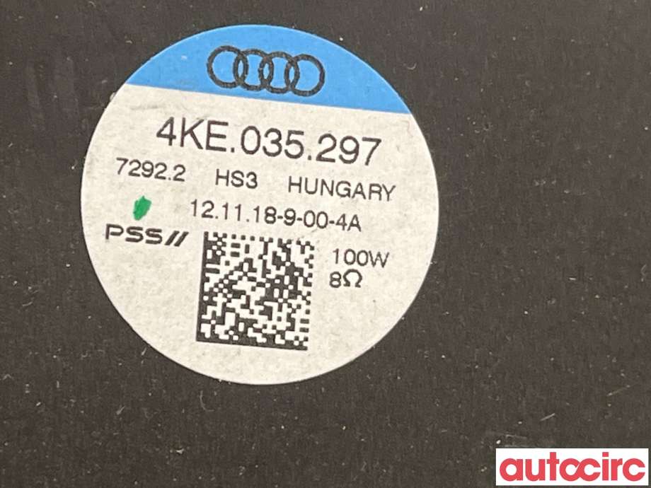 Bilstereo høyttaler til Audi e-tron 2018-->>  (AUDI|4KE035297)