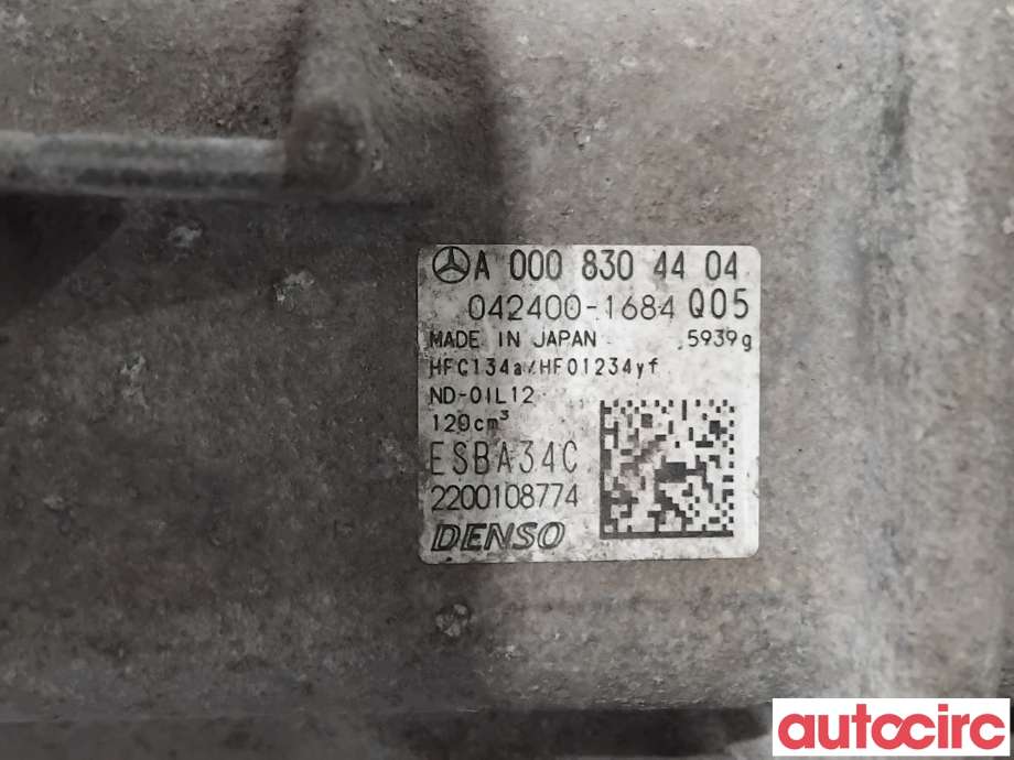Aircondition kompressor til Mercedes EQA 2021-->>  (MERCEDES|A0008307804|042400-1684|A0008304404)