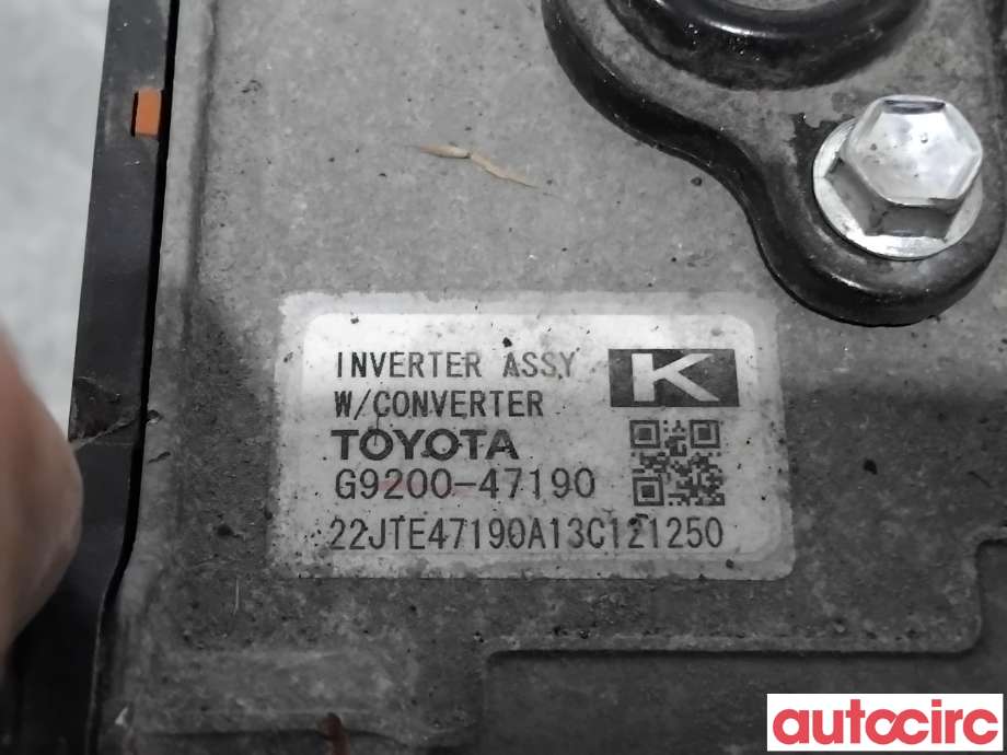 Inverter hybrid til Toyota Auris 2013-2015 (Type II, Fase 1) (TOYOTA|G920049025||G9200-47190)