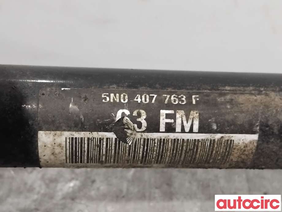 Drivaksel venstre foran til Audi Q3 2011-2014 (Type I, Fase 1)  (AUDI|5N0407763FX|5N0407763F|3Q0407271CF)