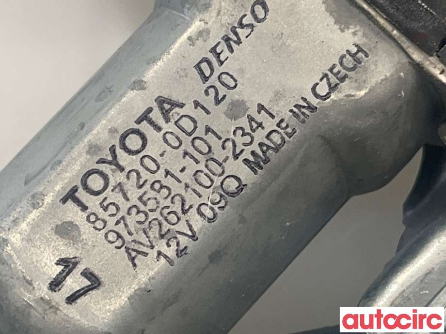 Ruteheis høyre bak til Toyota Auris 2013-2015 (Type II, Fase 1)  (TOYOTA|6983002240|85720-0D120)