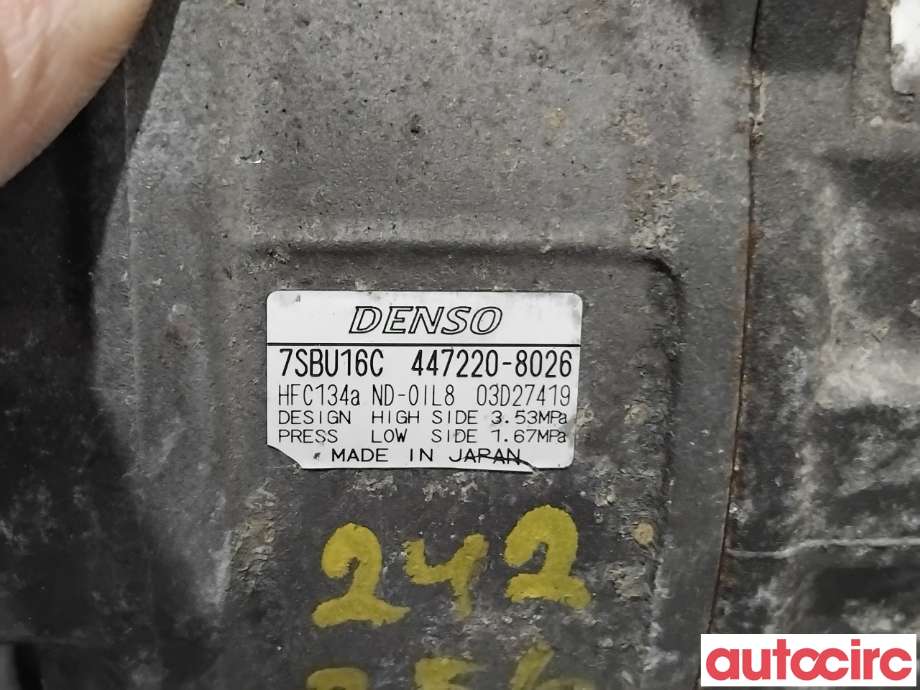 Aircondition kompressor til BMW 5-Serie 1996-2003 (E39) (E39) (BMW|64526910459|447220-8026|6452-6910459)