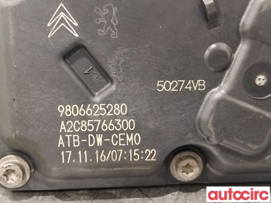 Spjeldhus til Peugeot Expert 2016-->> (Type III)  (PEUGEOT|9806625280|A2C85766300)