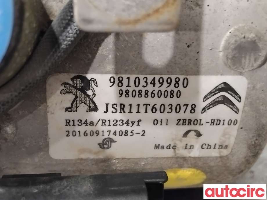 Aircondition kompressor til Peugeot Expert 2016-->> (Type III)  (PEUGEOT|1636462980|JRS11T603078|9810349980)