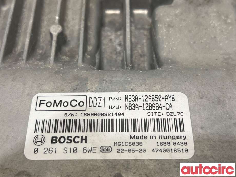 Styreenhet motor til Ford Ranger / Ranger Raptor 2015-2022  (FORD|2622241|0261S106WE|NB3A-12A650-AYB)