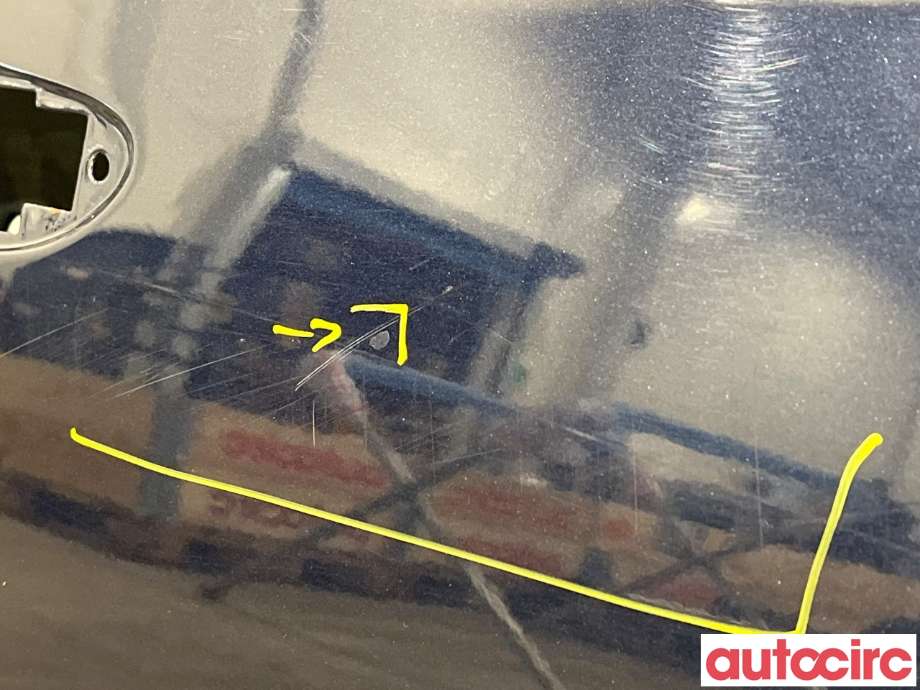 Dør høyre bak til VW Passat 2011-2015 (B7) (B7) (VOLKSWAGEN|3AF833056)