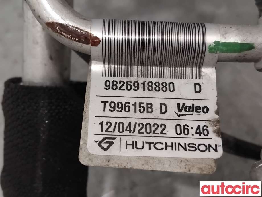 Aircondition rør til Peugeot 2008 2019-->> (Type II)  (PEUGEOT|9826918880|)