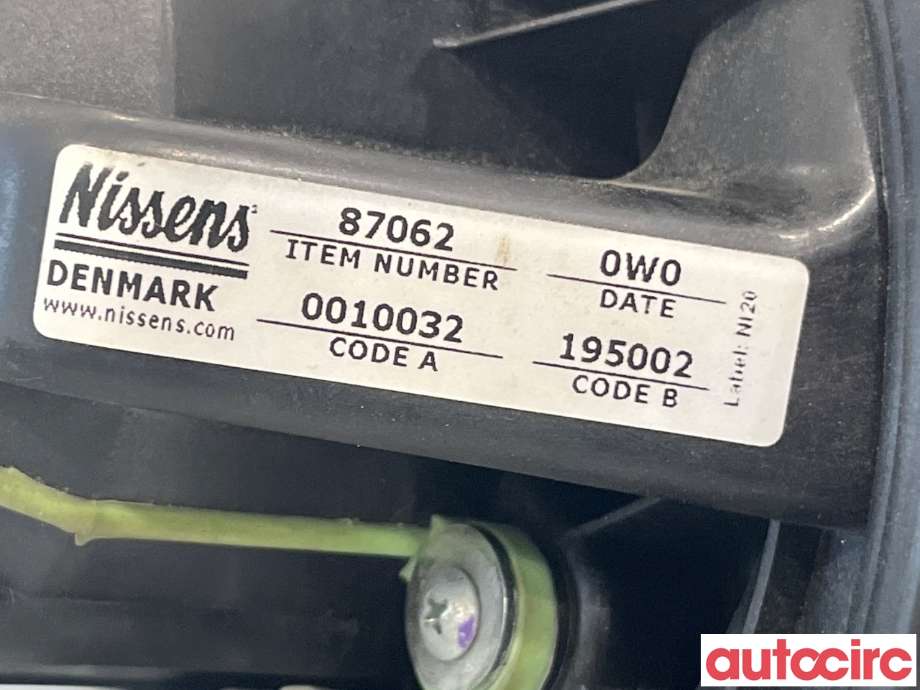 Varmeapparat motor til BMW 3-Serie 2005-2011 (E90/E91/E92/E93) (E90/E91/E92/E93) (BMW|64119227670|87062)