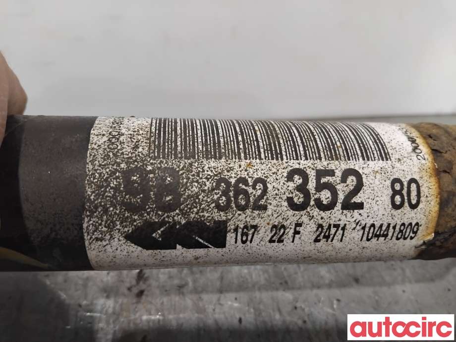 Drivaksel venstre foran, elbil til Peugeot 2008 2019-->> (Type II)  (PEUGEOT|1675589880||9836235280)
