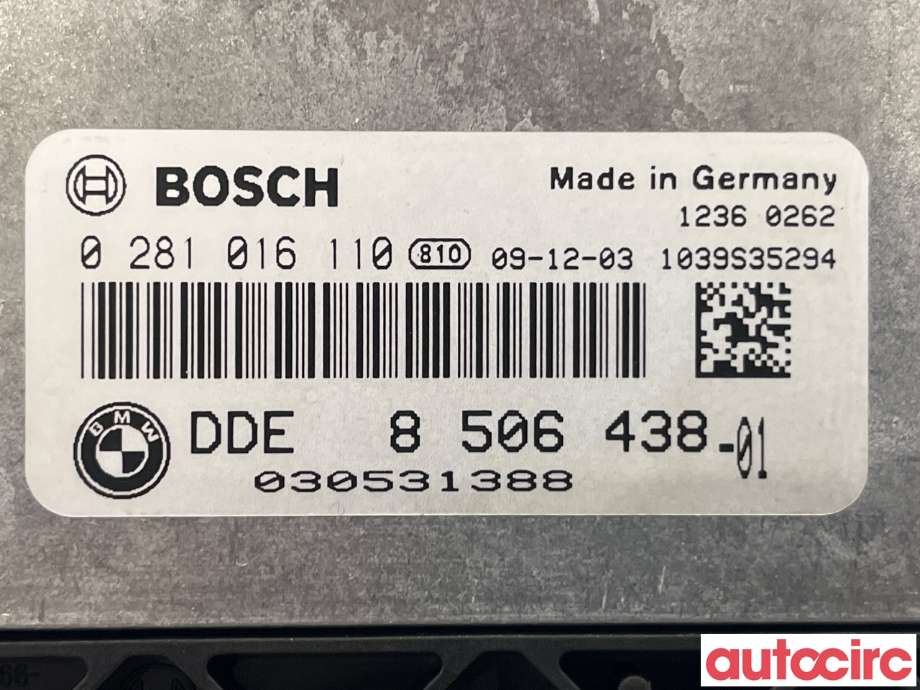 Styreenhet motor til BMW 3-Serie 2005-2011 (E90/E91/E92/E93) (E90/E91/E92/E93) (BMW|13618512498|8506438)