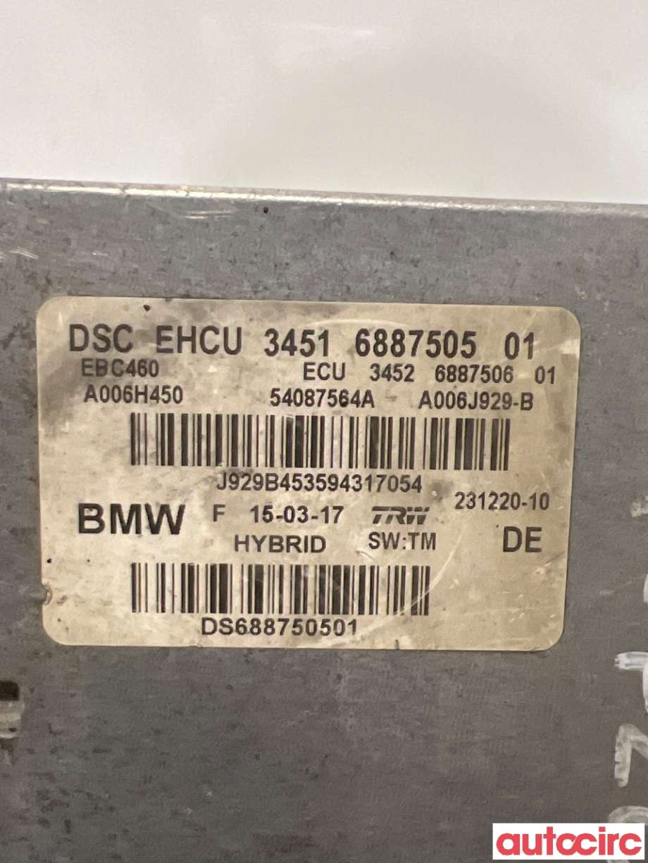 ABS sentral til BMW 5-Serie 2017-->> (G30/G31) (G30/G31) (BMW|34515A36093|54087564A|34516887505)
