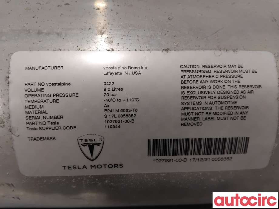 Diverse deler til Tesla Model X 2016-->> (TESLA|1027921-00-B|119344)