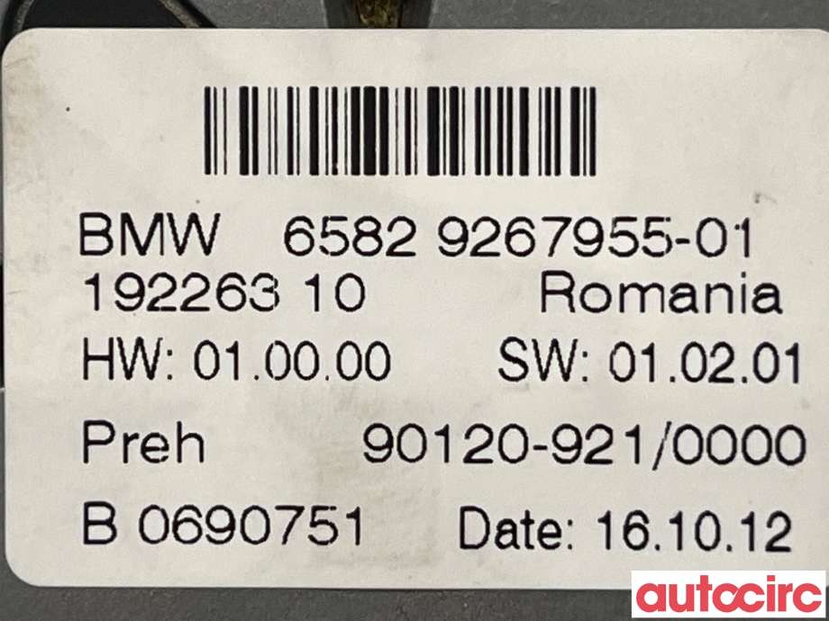Bilstereo diverse til BMW 3-Serie 2012-2018 (F30/F31/F34) (F30/F31/F34) (BMW|65829267955)