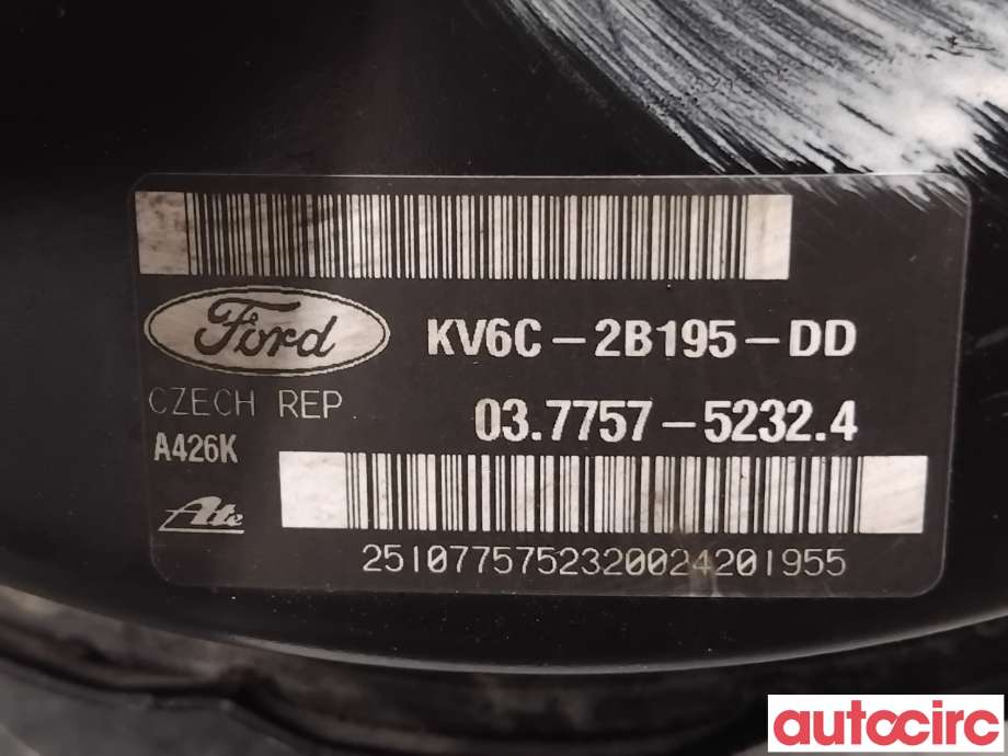 Bremsekraft-forsterker til Ford Transit Connect 2018-->> Type II, Fase 2  (FORD|2640184|037757-52324|KV6C-2B195-DD)