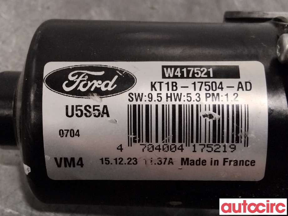 Viskermotor frontrute til Ford Transit Connect 2018-->> Type II, Fase 2  (FORD|2575343|W417521|KT1B-17504-AD)