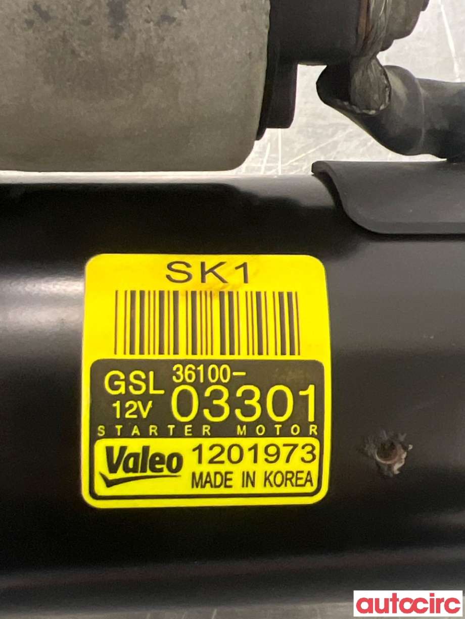 Starter til Kia Rio 2011-2017 Type III (KIA|3610003301|1201973|36100-03301)