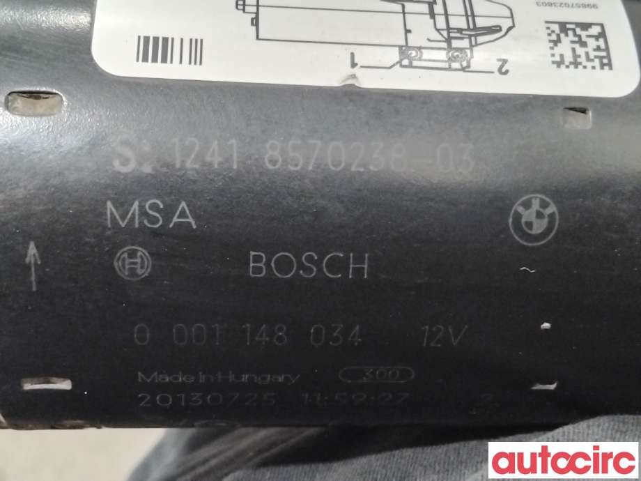Starter diesel til BMW X3 2010-2017 (F25) (F25) (BMW|12418570238|0001148034)