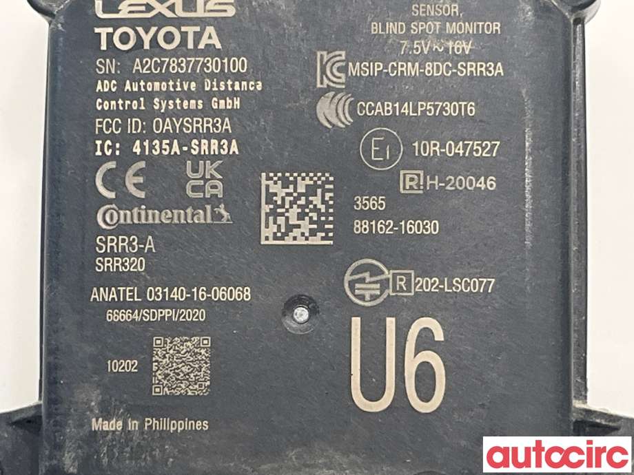Sensor radar til Toyota Corolla Cross 2022-->>  (TOYOTA|8816216030)
