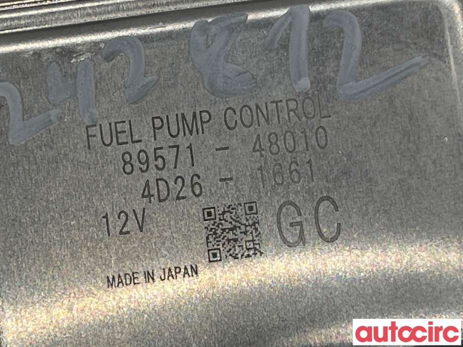 Styreenhet drivstoffpumpe til Toyota Corolla Cross 2022-->> (TOYOTA|8957148010)