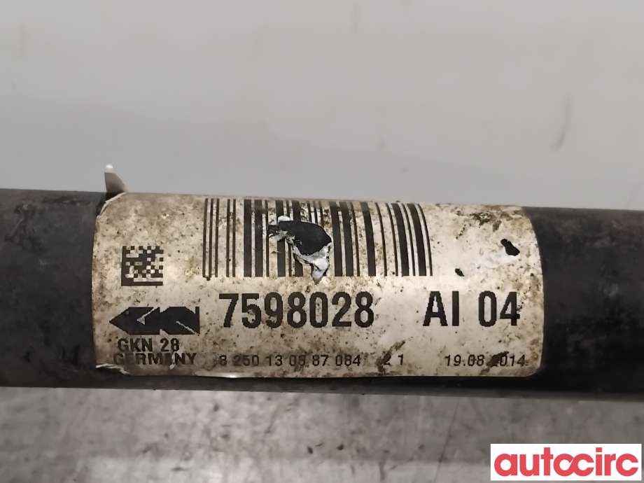 Drivaksel høyre foran til BMW X3 2010-2017 (F25) (F25) (BMW|31607619658|7598028|31608675014)