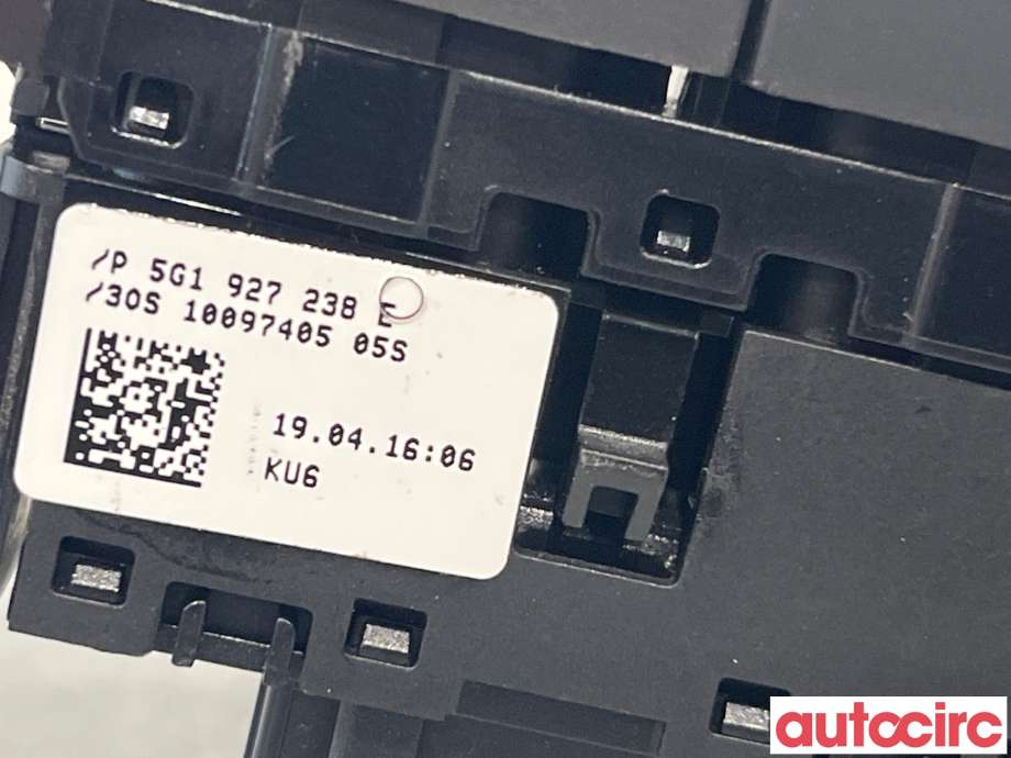 Bryter diverse til VW e-Golf 2014-2017 (Fase 1)  (VOLKSWAGEN|5G1927238E)