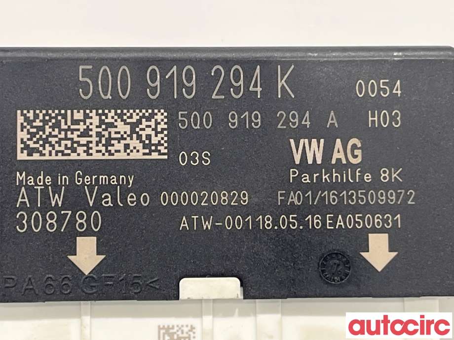 Styreenhet parkering til VW e-Golf 2014-2017 (Fase 1)  (VOLKSWAGEN|5Q0919294K)