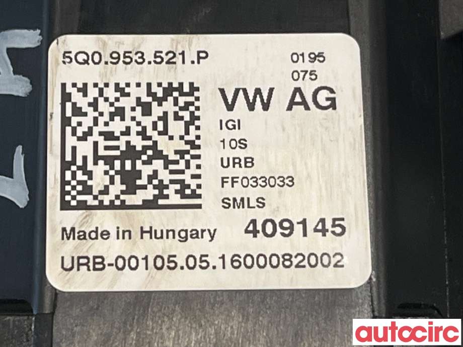 Bryter combi til VW e-Golf 2014-2017 (Fase 1) (VOLKSWAGEN|5Q0953502M|)